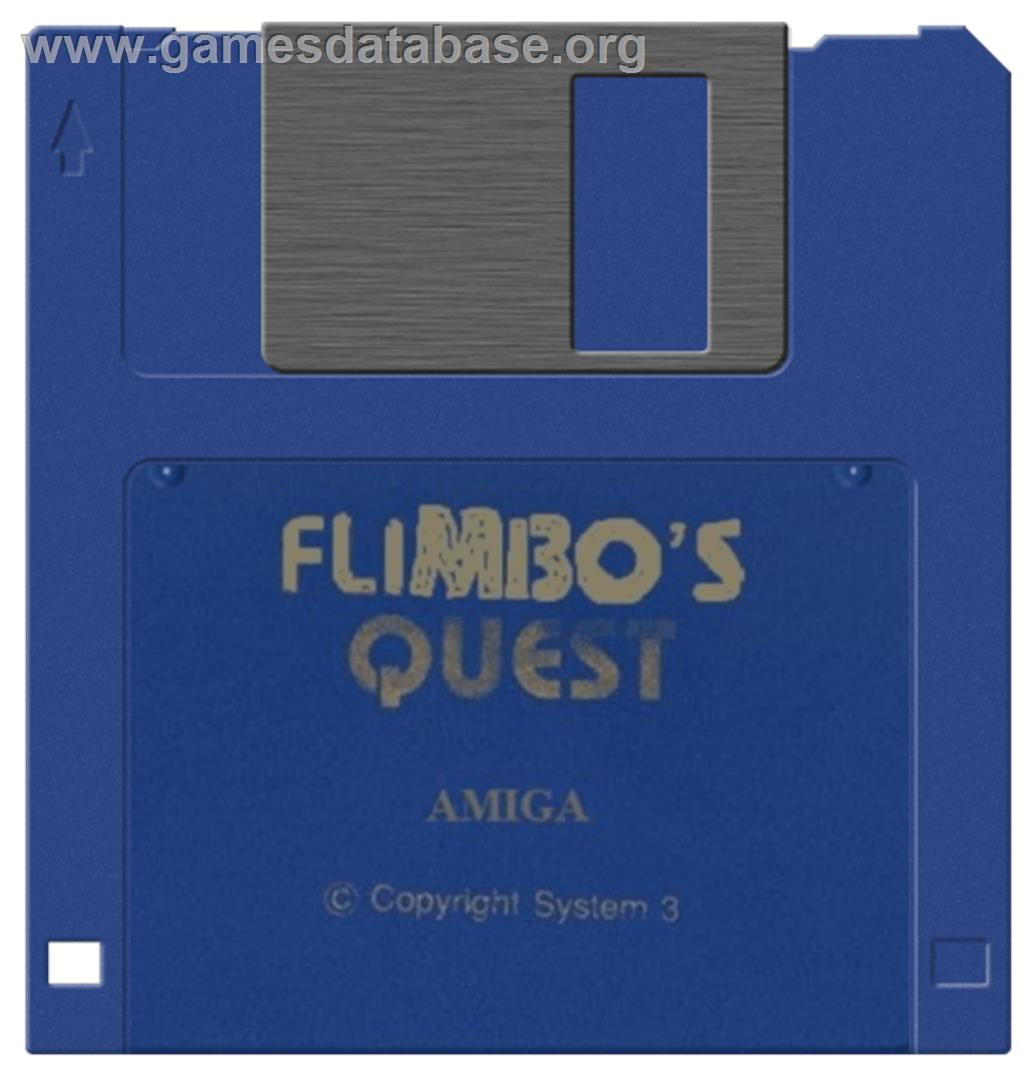 Flimbo's Quest - Commodore Amiga - Artwork - Disc