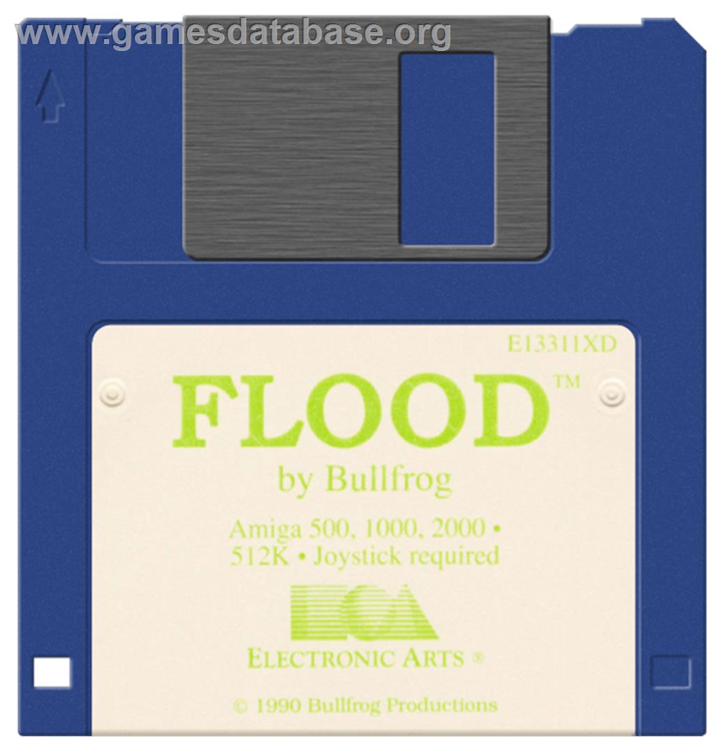 Flood - Commodore Amiga - Artwork - Disc