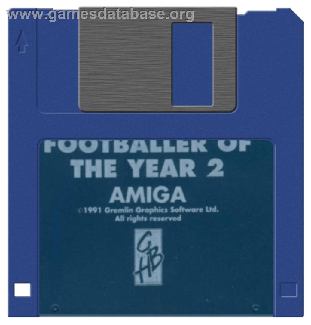 Footballer of the Year 2 - Commodore Amiga - Artwork - Disc