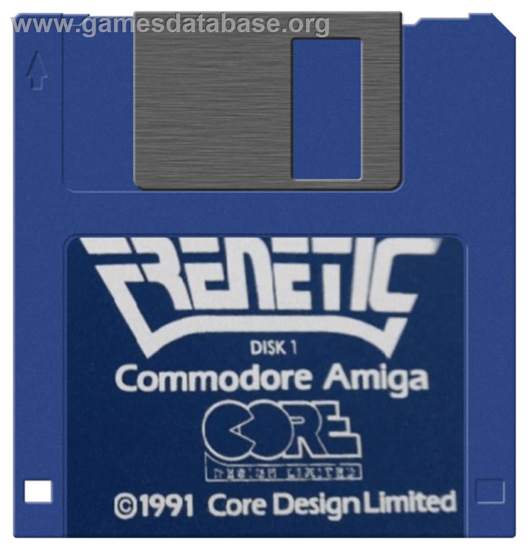 Frenetic - Commodore Amiga - Artwork - Disc