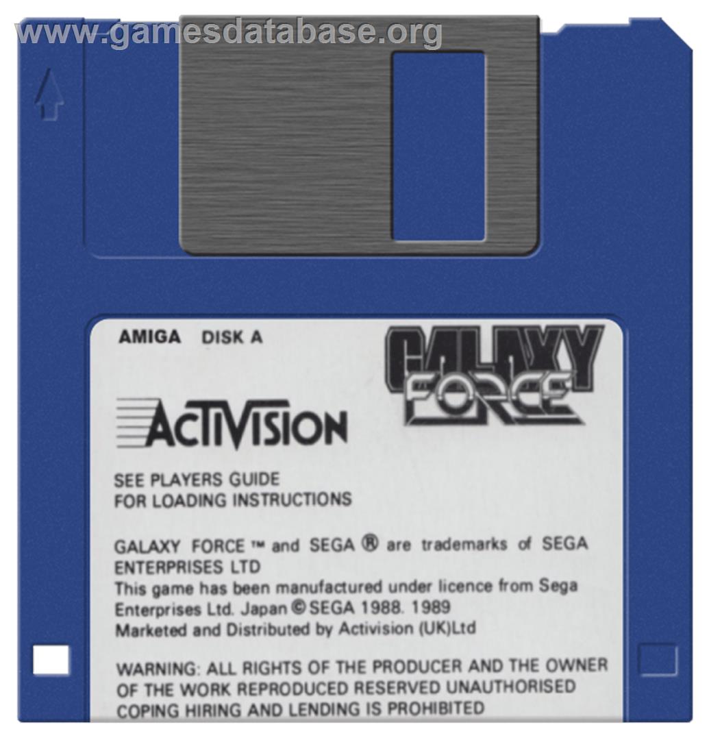 Galaxy Force 2 - Commodore Amiga - Artwork - Disc