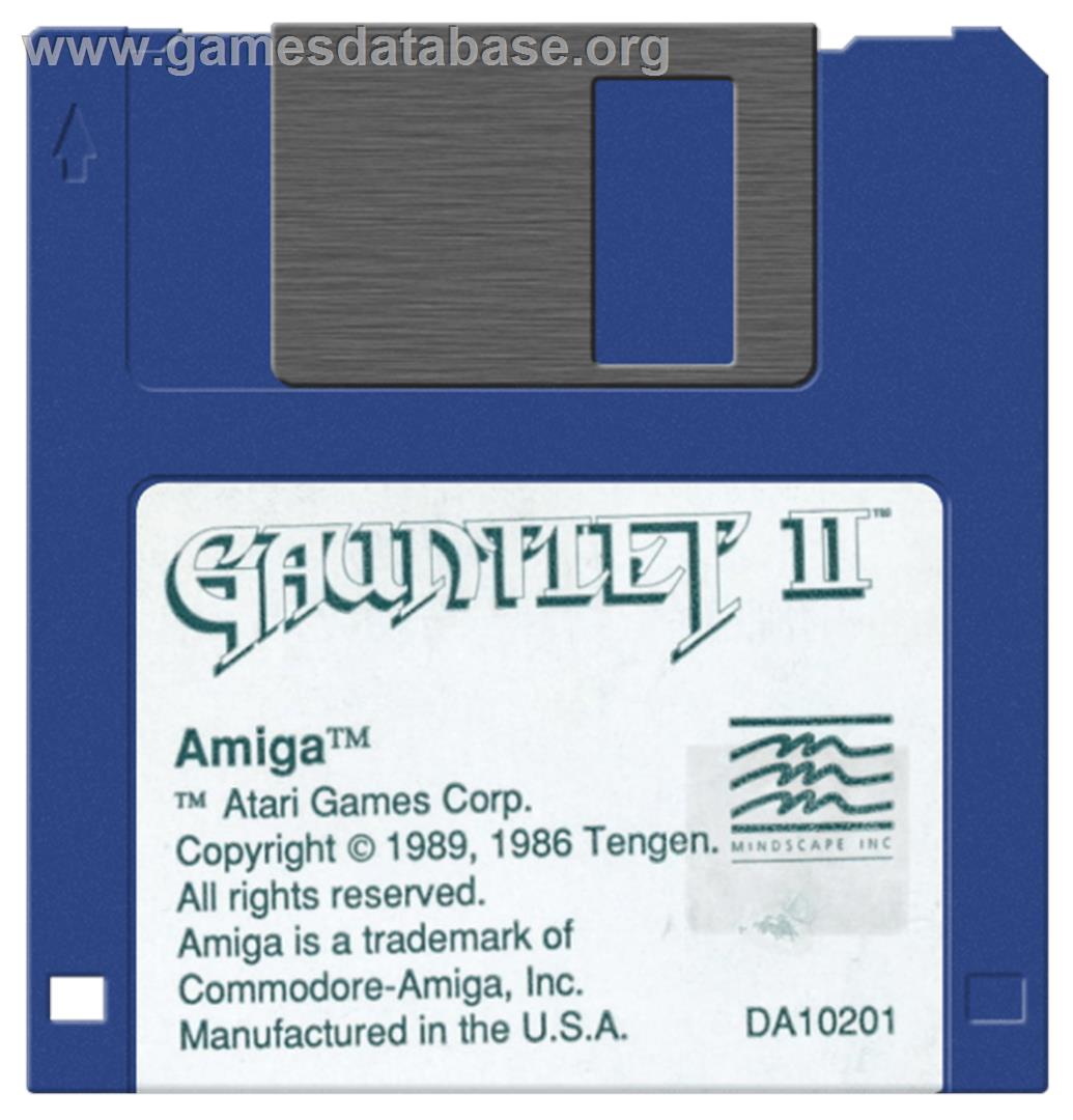 Gauntlet II - Commodore Amiga - Artwork - Disc