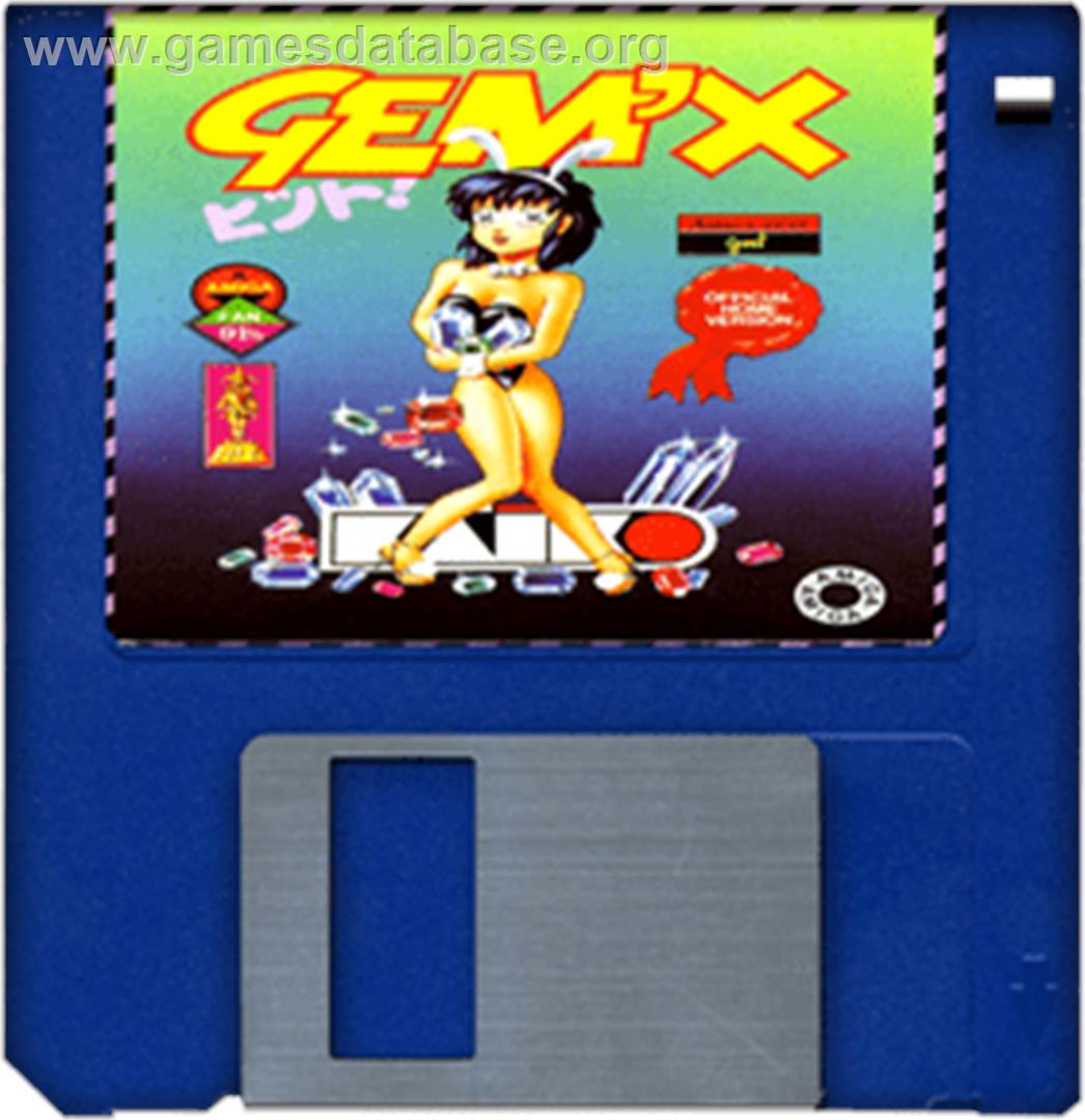 Gem'X - Commodore Amiga - Artwork - Disc
