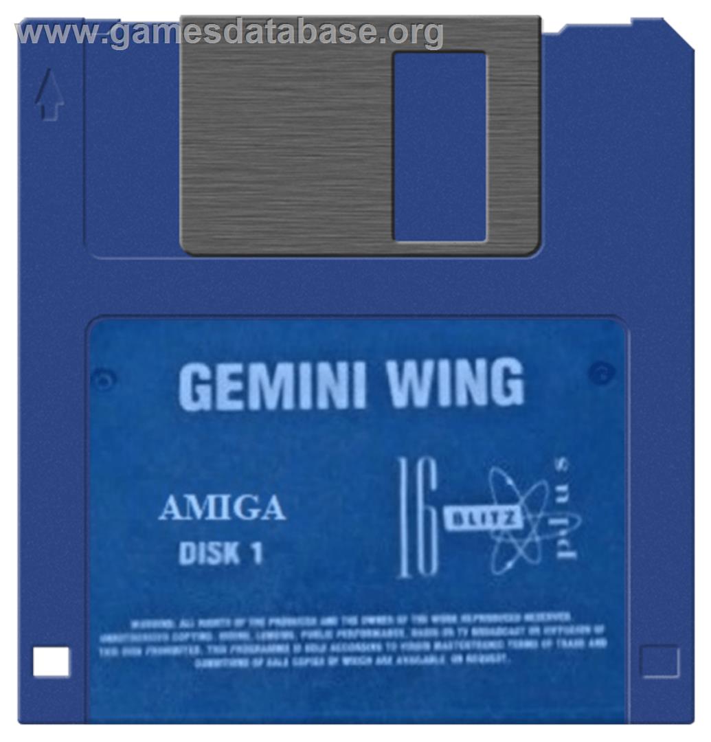 Gemini Wing - Commodore Amiga - Artwork - Disc