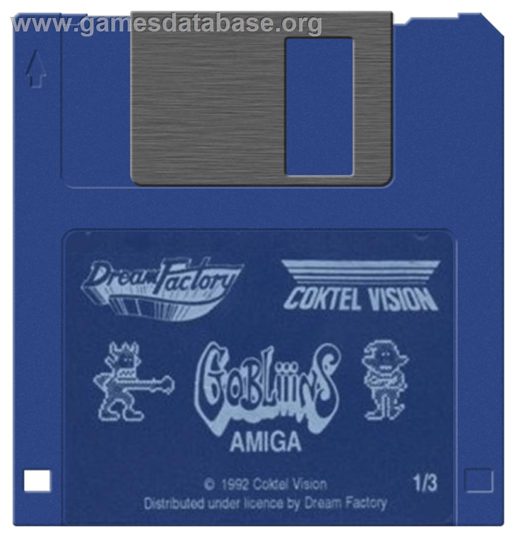 Gobliiins - Commodore Amiga - Artwork - Disc