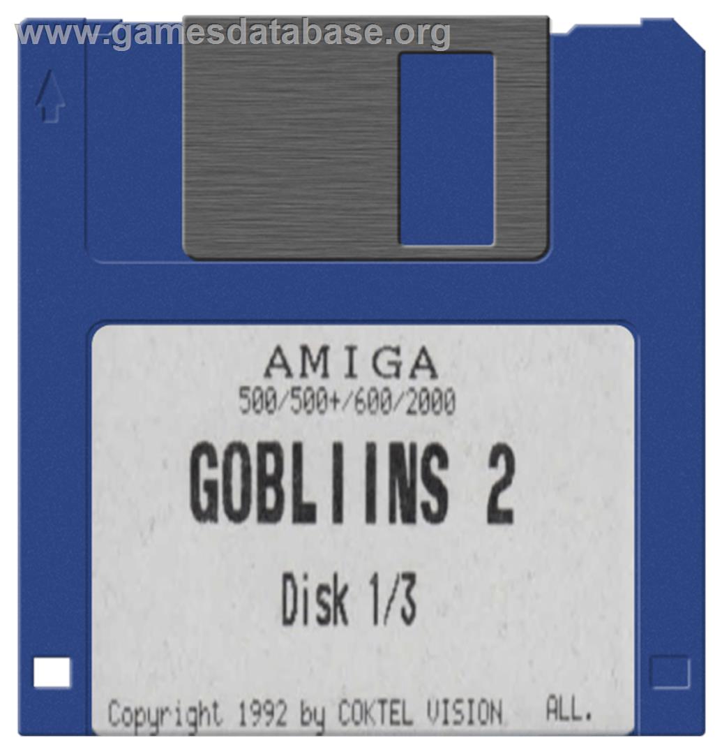 Gobliins 2: The Prince Buffoon - Commodore Amiga - Artwork - Disc