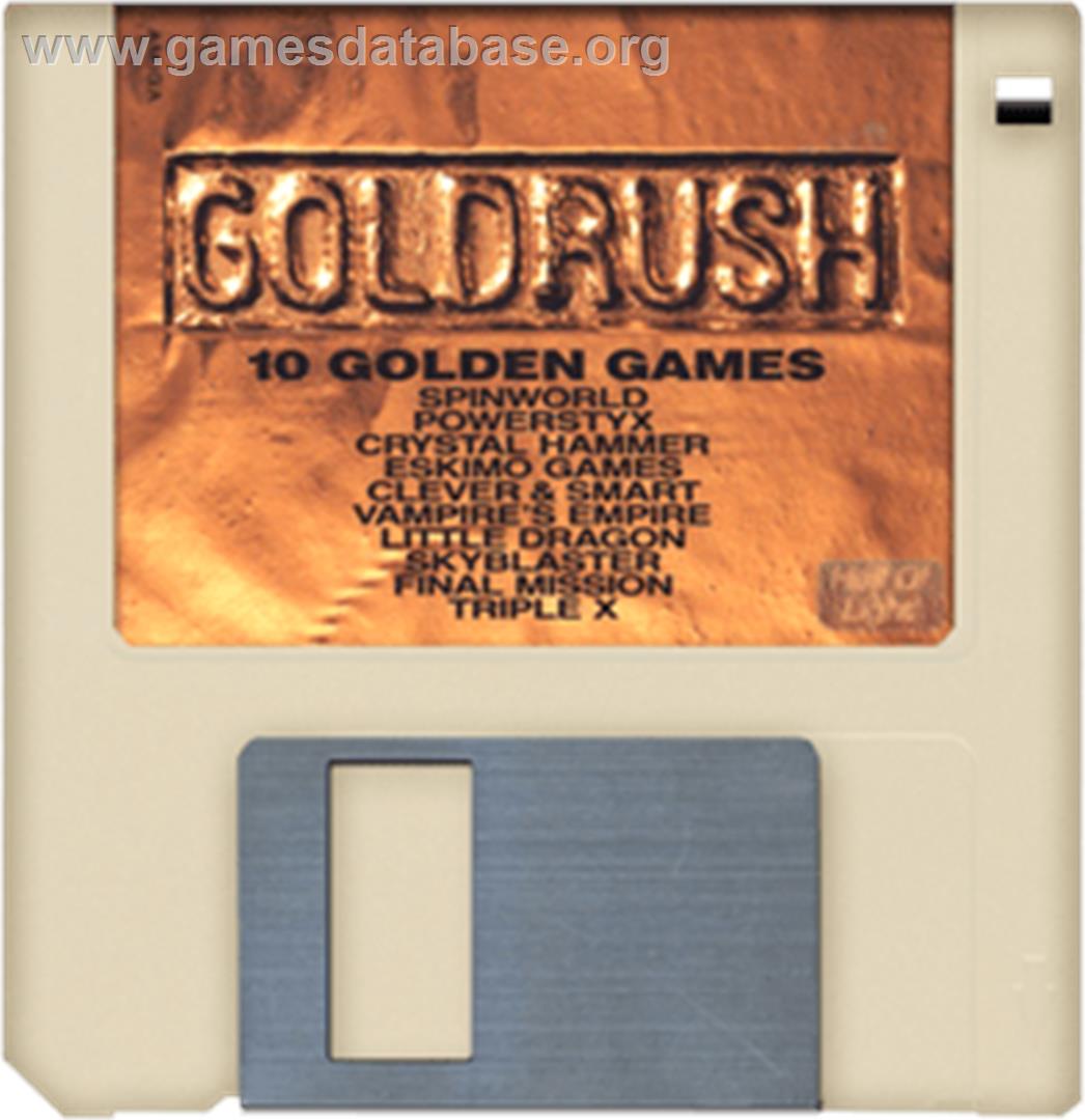 Gold Rush - Commodore Amiga - Artwork - Disc
