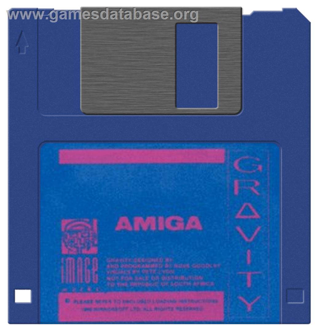 Gravity - Commodore Amiga - Artwork - Disc