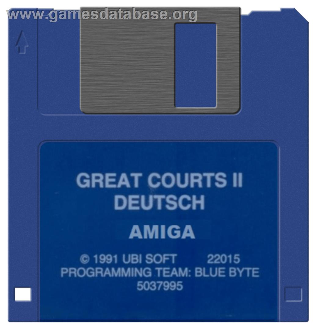 Great Courts 2 - Commodore Amiga - Artwork - Disc