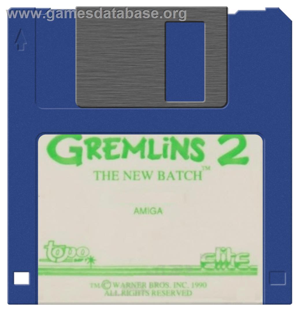 Gremlins 2: The New Batch - Commodore Amiga - Artwork - Disc