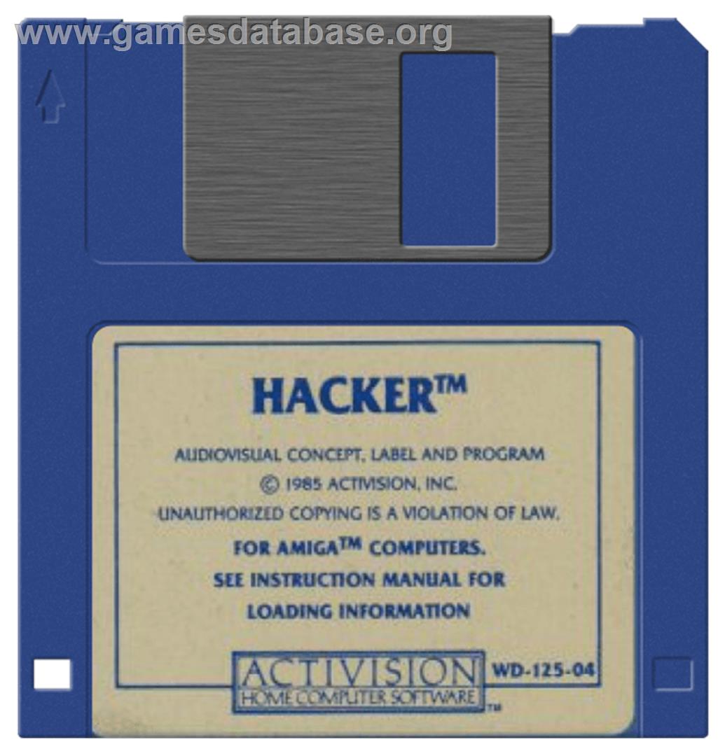 Hacker - Commodore Amiga - Artwork - Disc