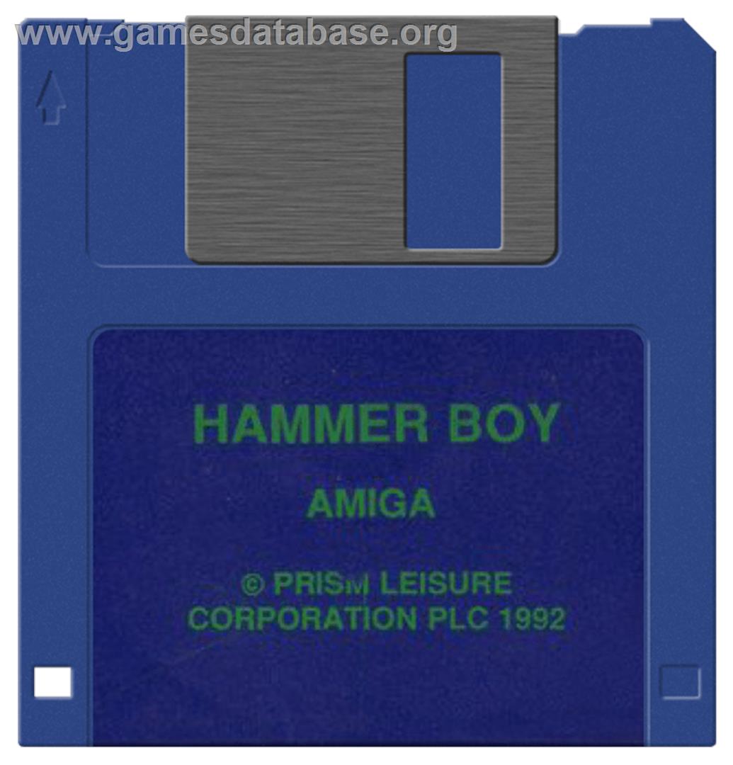Hammer Boy - Commodore Amiga - Artwork - Disc