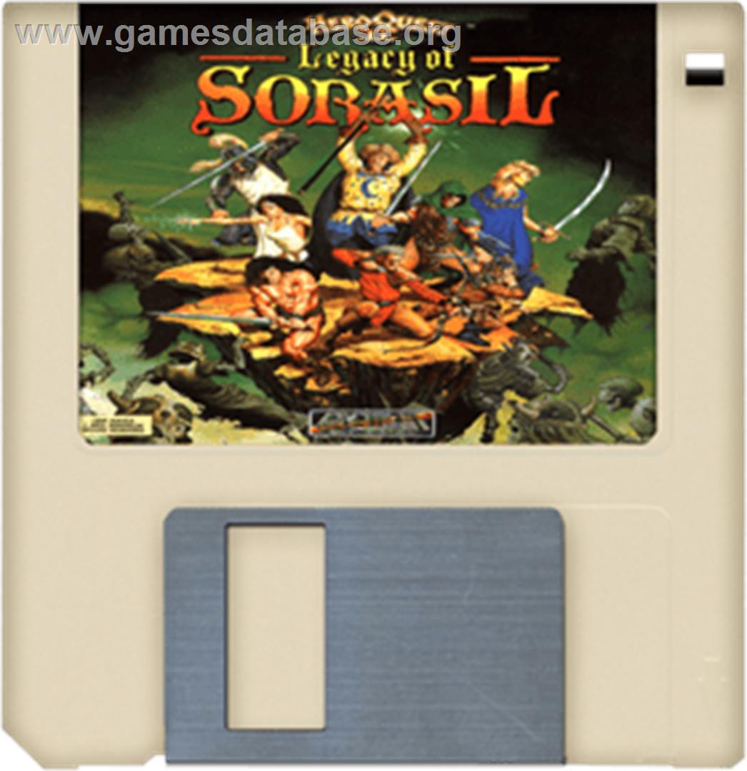 Hero Quest 2: Legacy of Sorasil - Commodore Amiga - Artwork - Disc