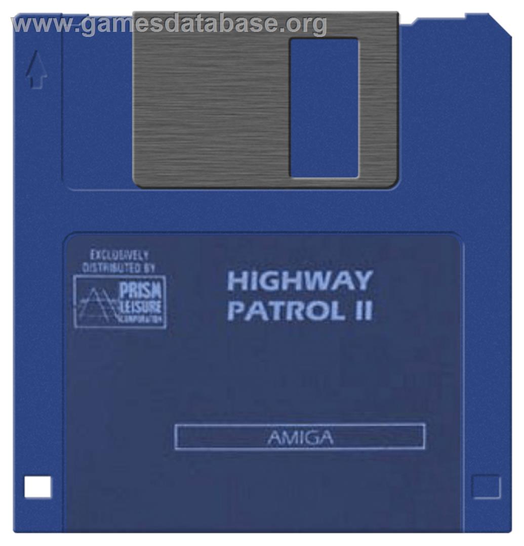 Highway Patrol 2 - Commodore Amiga - Artwork - Disc