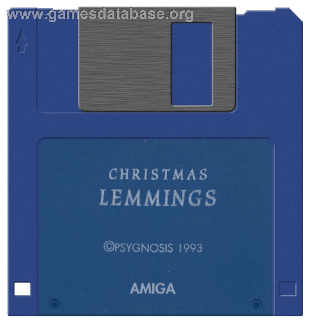 Holiday Lemmings - Commodore Amiga - Artwork - Disc