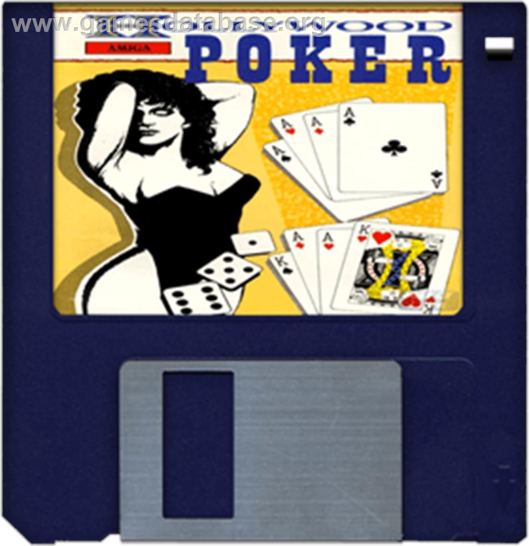 Hollywood Poker - Commodore Amiga - Artwork - Disc