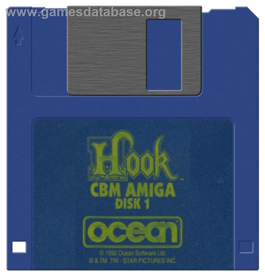 Hook - Commodore Amiga - Artwork - Disc