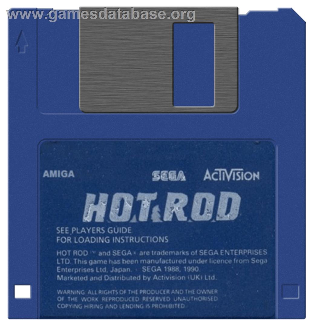 Hot Rod - Commodore Amiga - Artwork - Disc