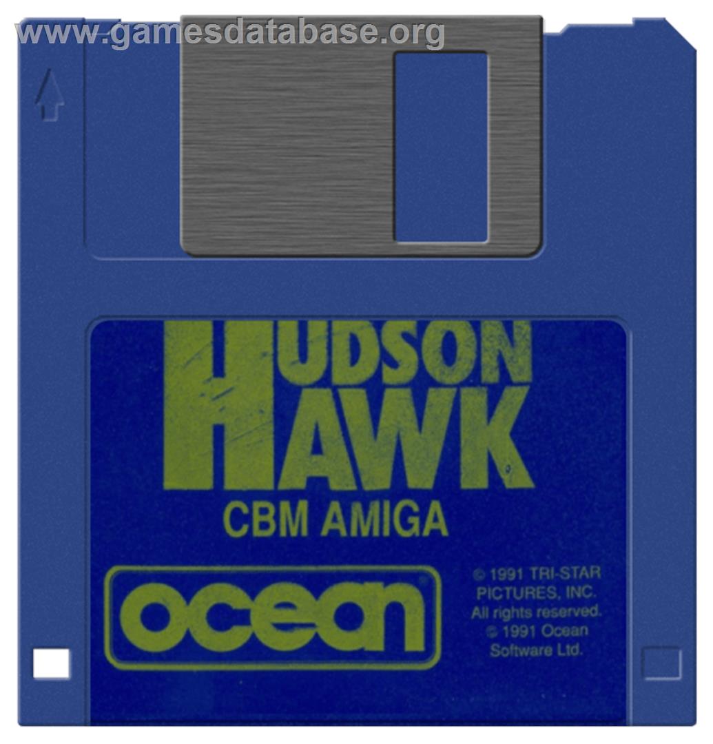Hudson Hawk - Commodore Amiga - Artwork - Disc