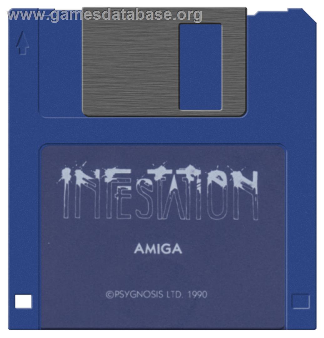 Infestation - Commodore Amiga - Artwork - Disc