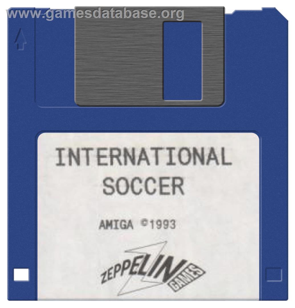 International Soccer - Commodore Amiga - Artwork - Disc