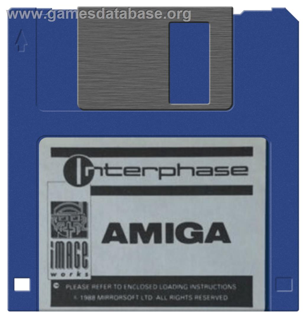 Interphase - Commodore Amiga - Artwork - Disc