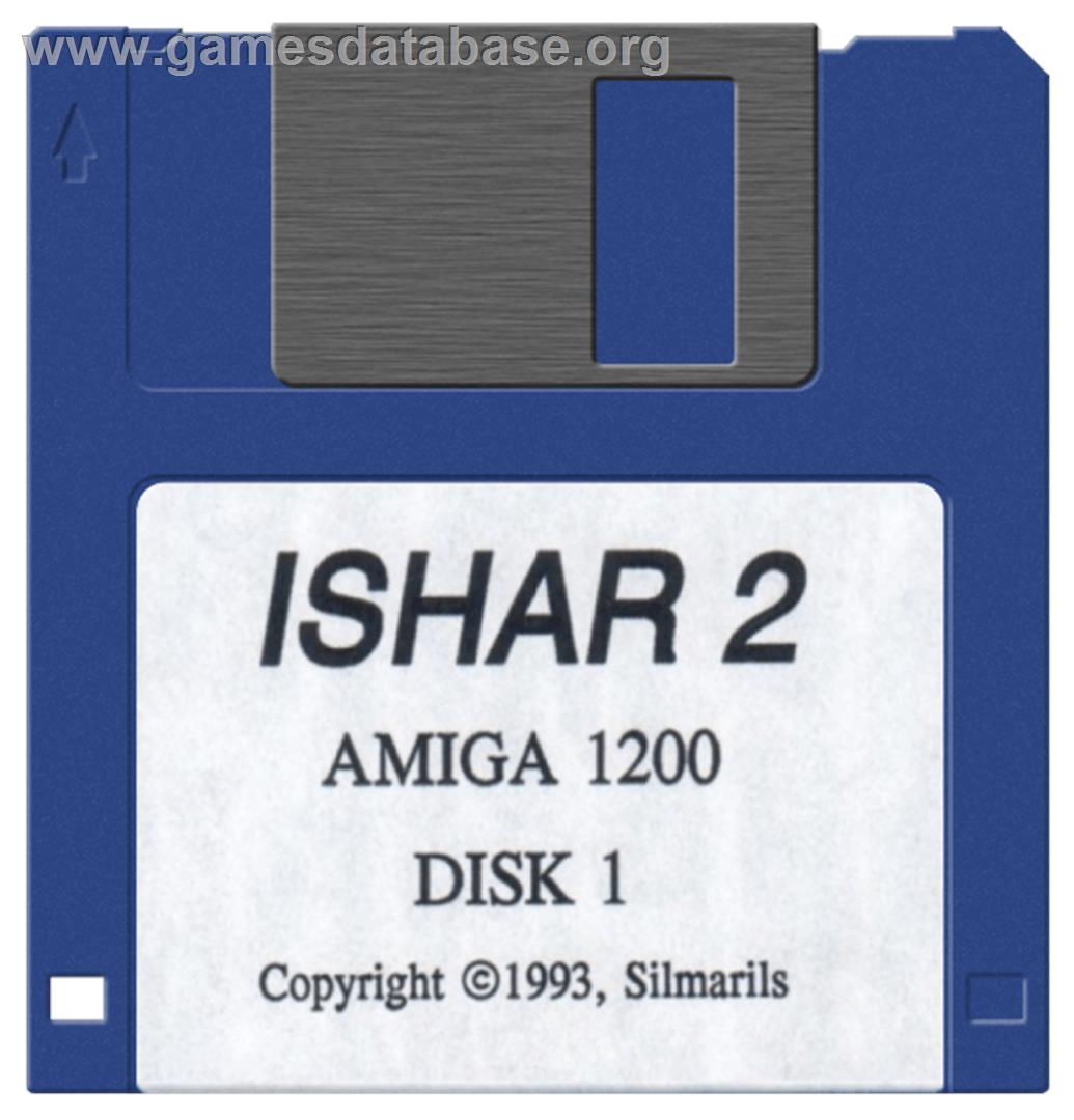 Ishar 2: Messengers of Doom - Commodore Amiga - Artwork - Disc