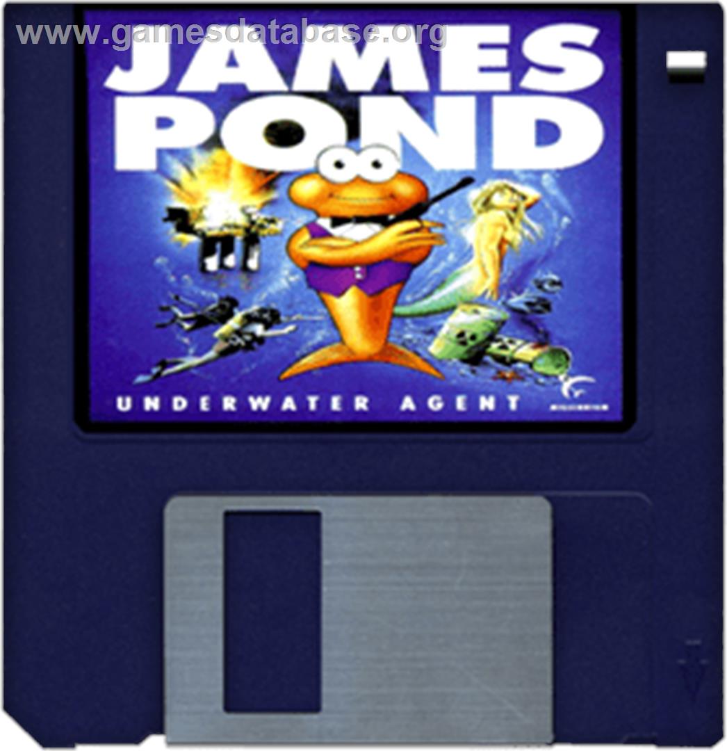 James Pond - Commodore Amiga - Artwork - Disc