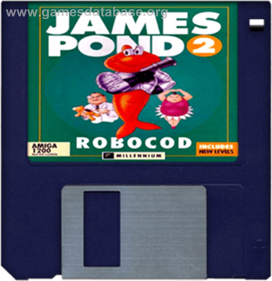 James Pond 2: Codename: RoboCod - Commodore Amiga - Artwork - Disc