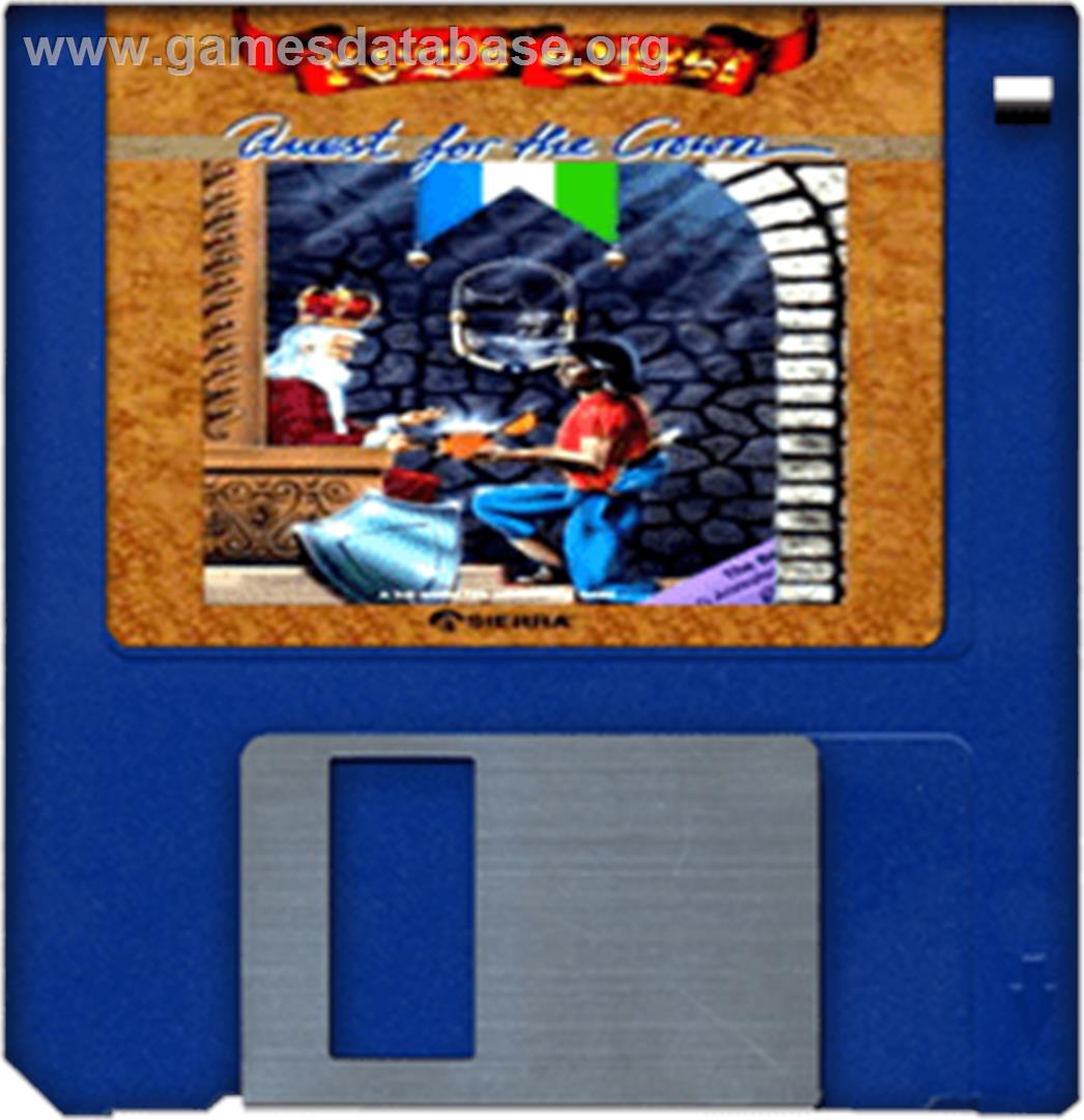 King's Quest - Commodore Amiga - Artwork - Disc