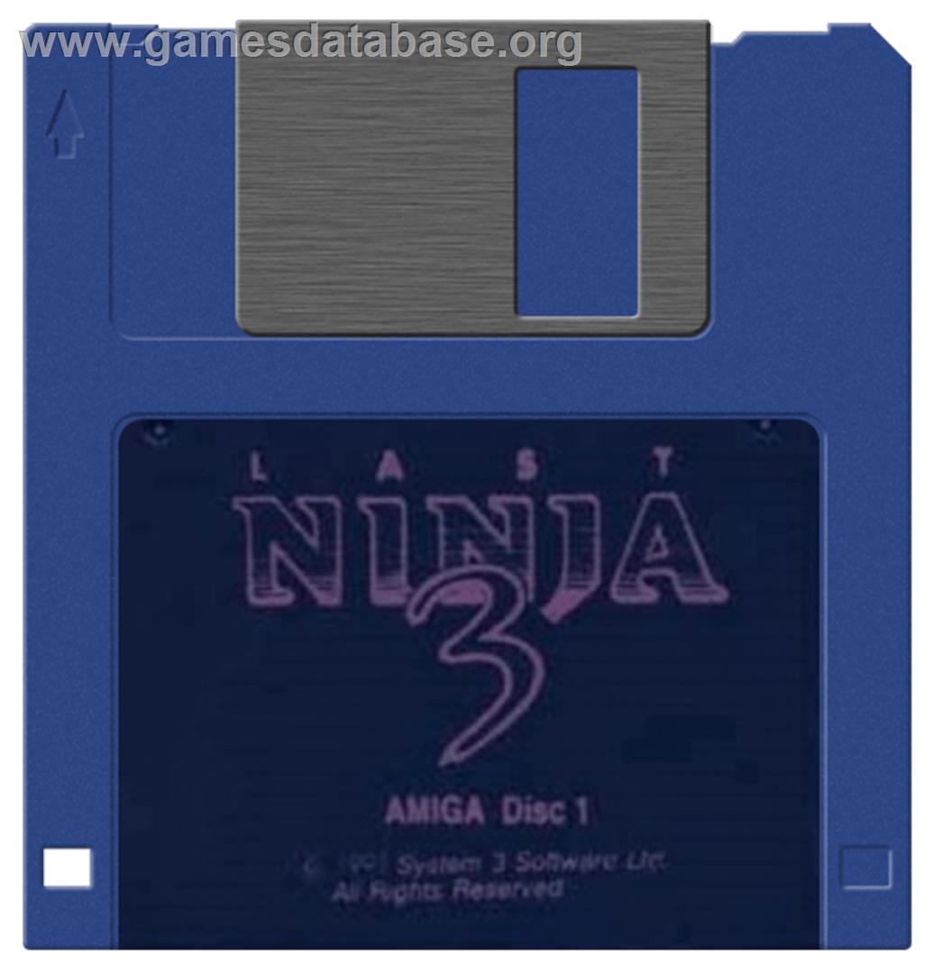 Last Ninja 3 - Commodore Amiga - Artwork - Disc