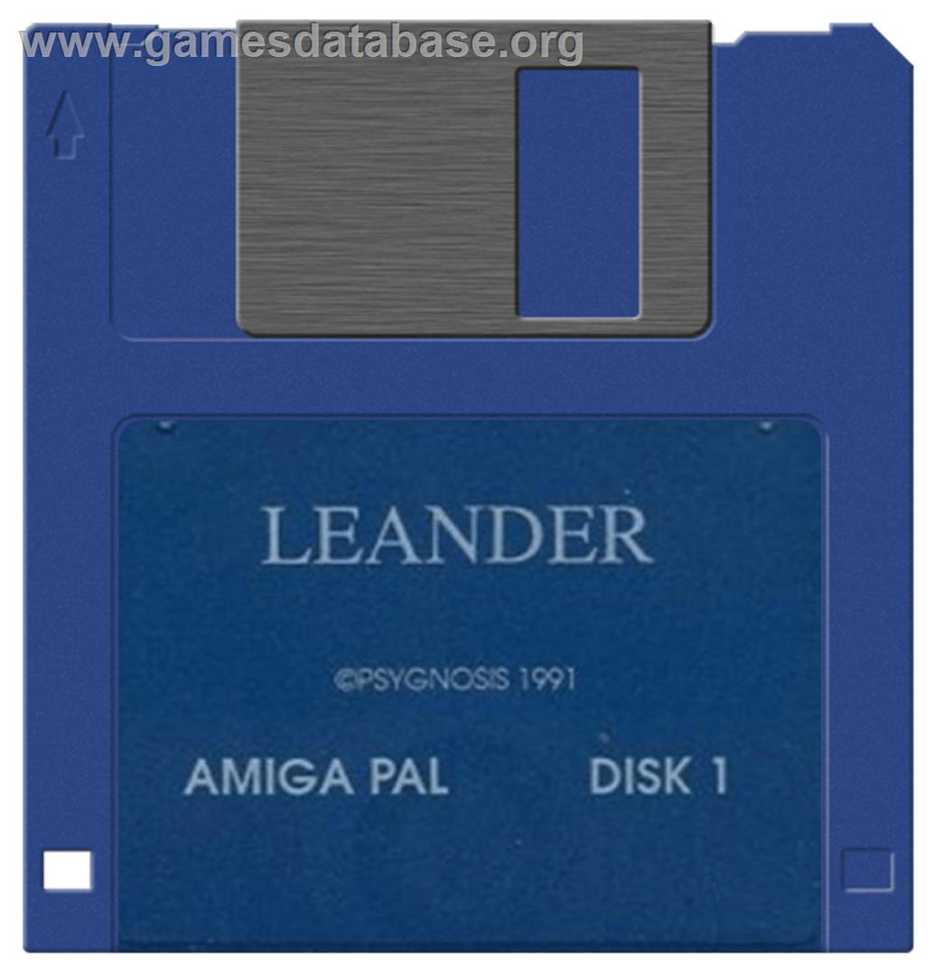 Leander - Commodore Amiga - Artwork - Disc