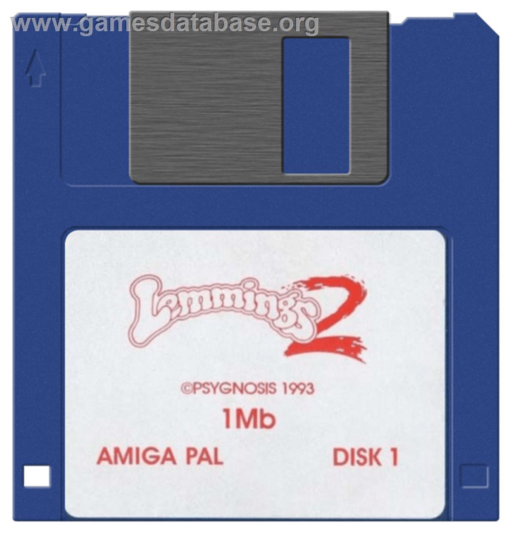 Lemmings 2: The Tribes - Commodore Amiga - Artwork - Disc