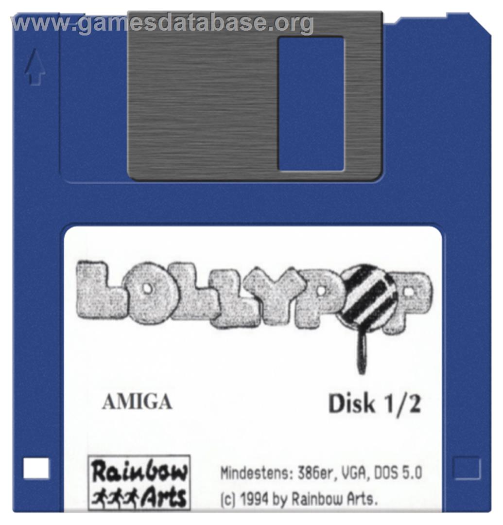 Lollypop - Commodore Amiga - Artwork - Disc