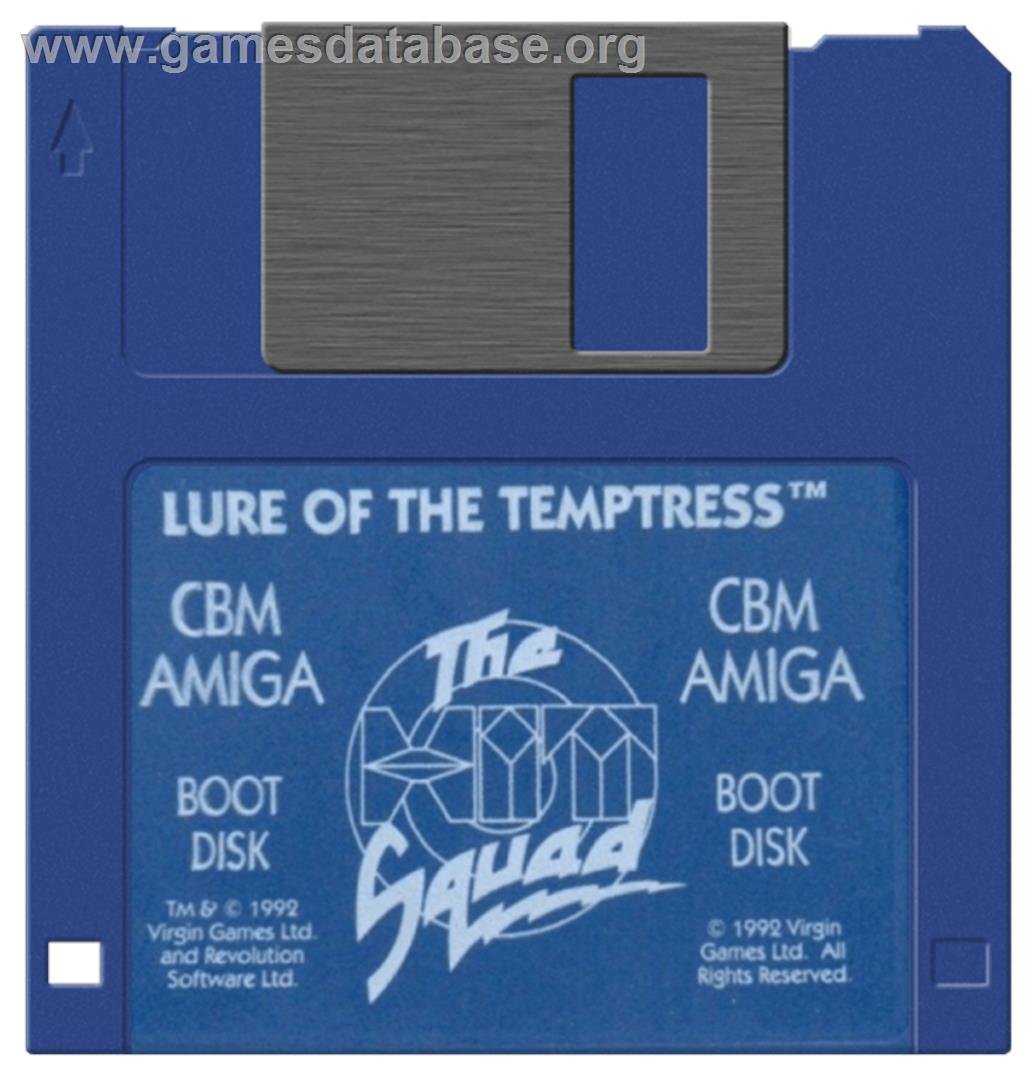 Lure of the Temptress - Commodore Amiga - Artwork - Disc