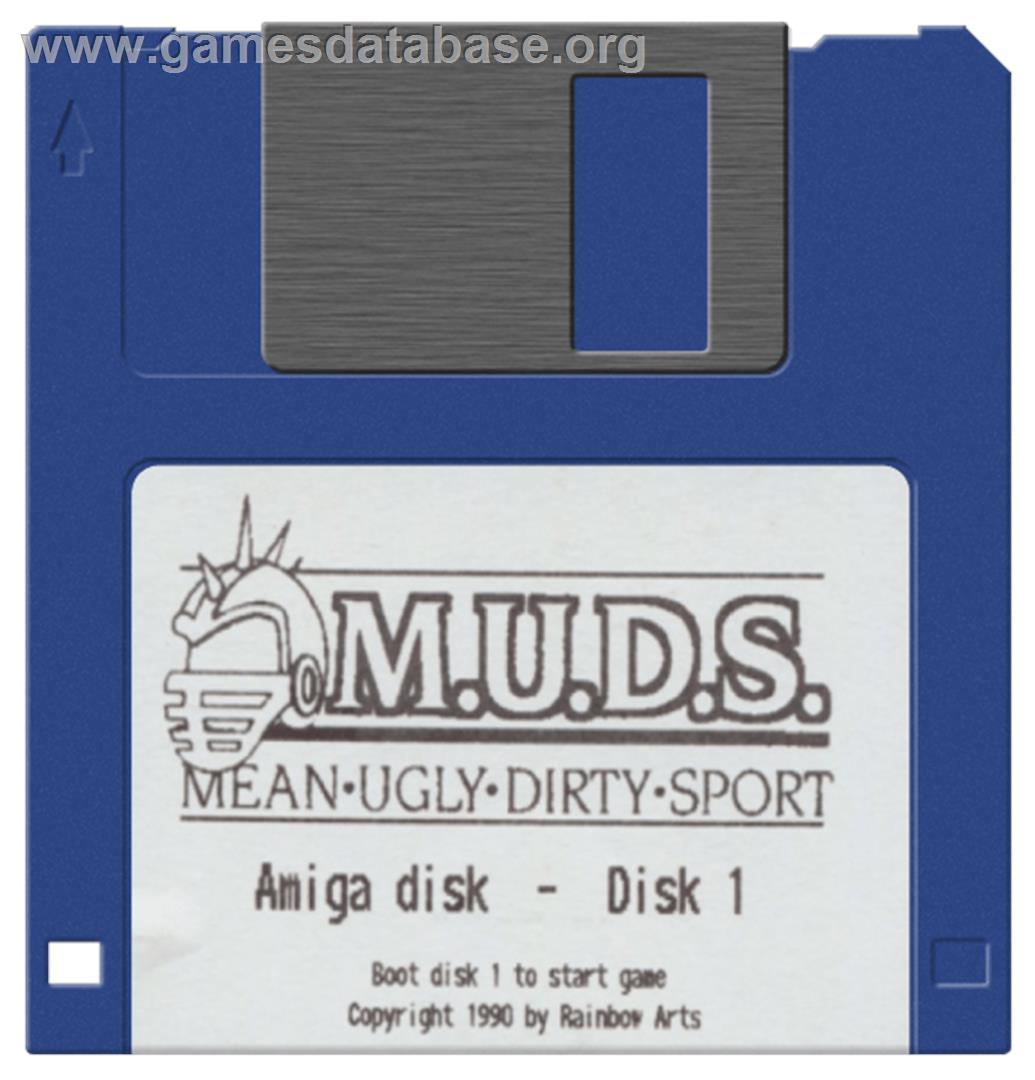 M.U.D.S. - Mean Ugly Dirty Sport - Commodore Amiga - Artwork - Disc