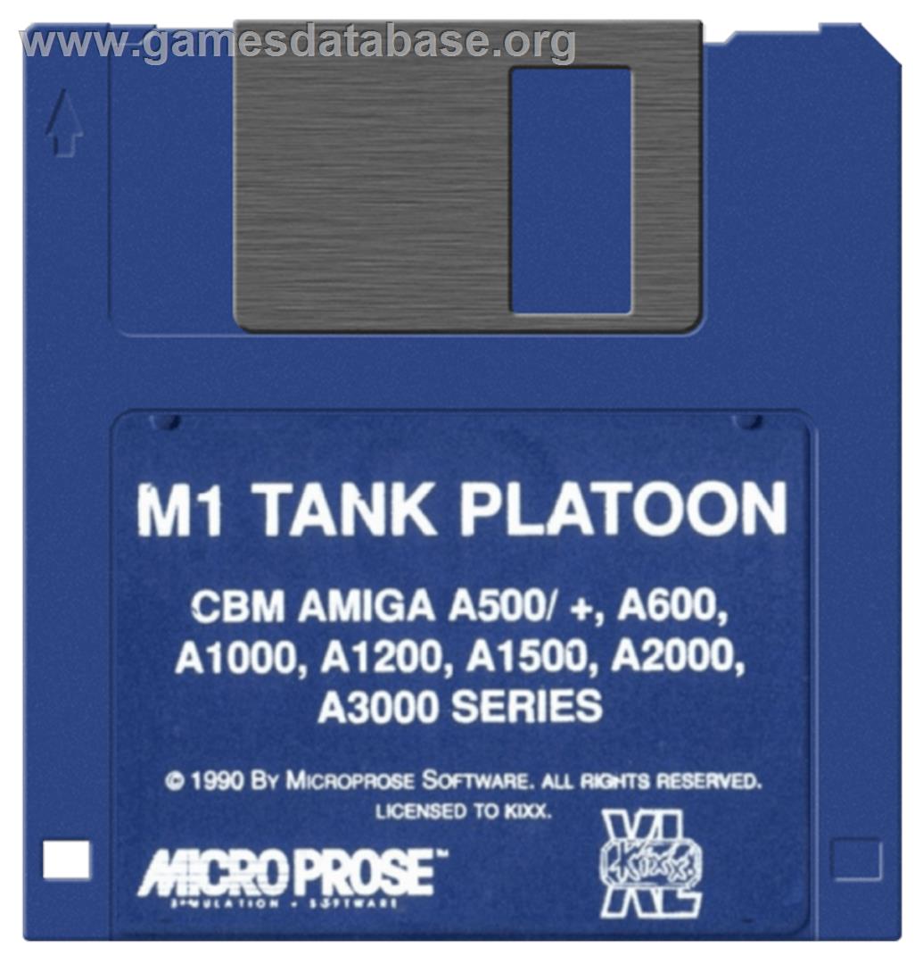 M1 Tank Platoon - Commodore Amiga - Artwork - Disc