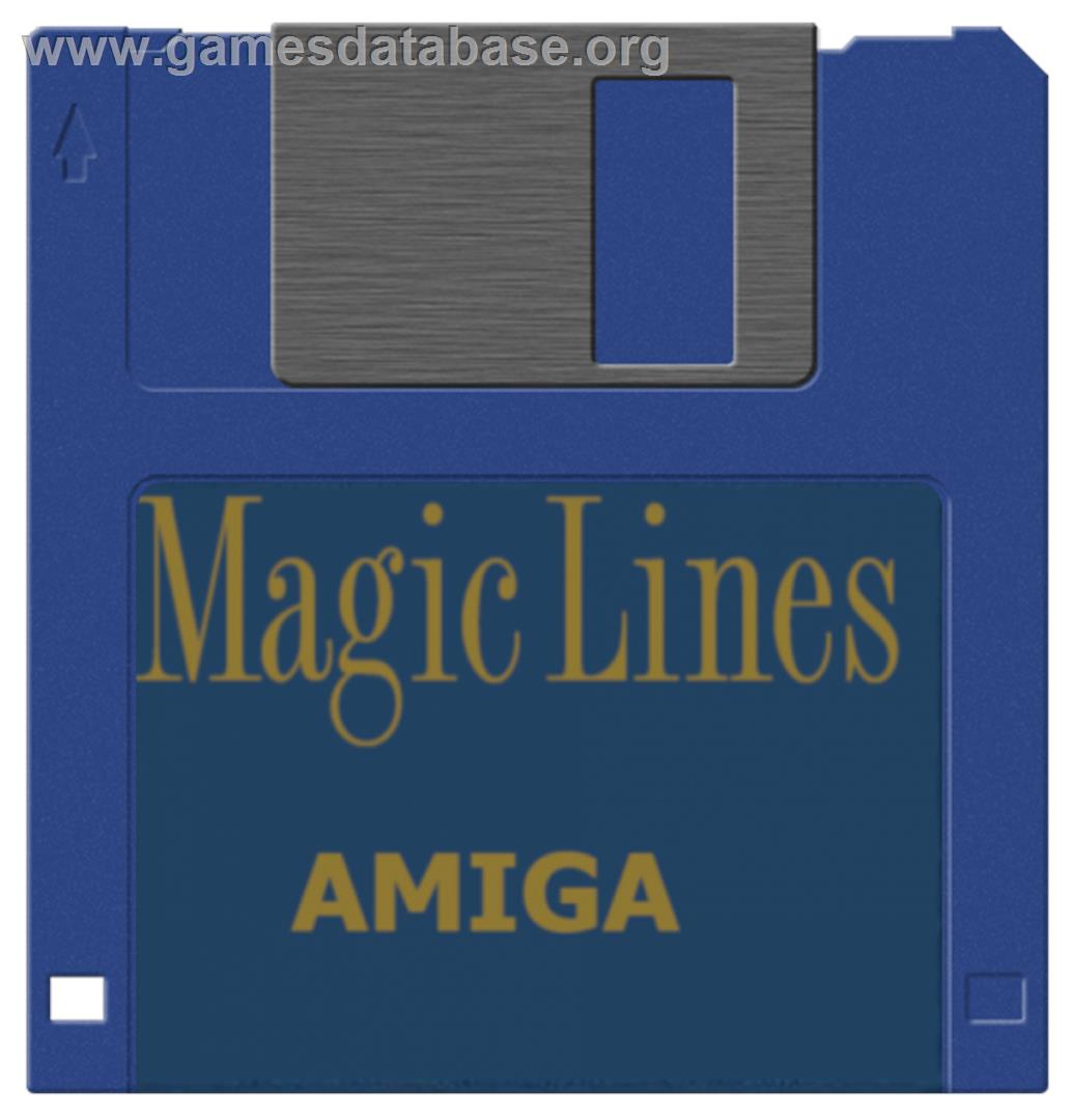 Magic Lines - Commodore Amiga - Artwork - Disc