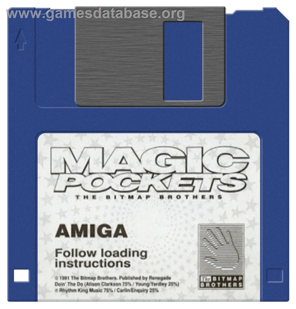 Magic Pockets - Commodore Amiga - Artwork - Disc