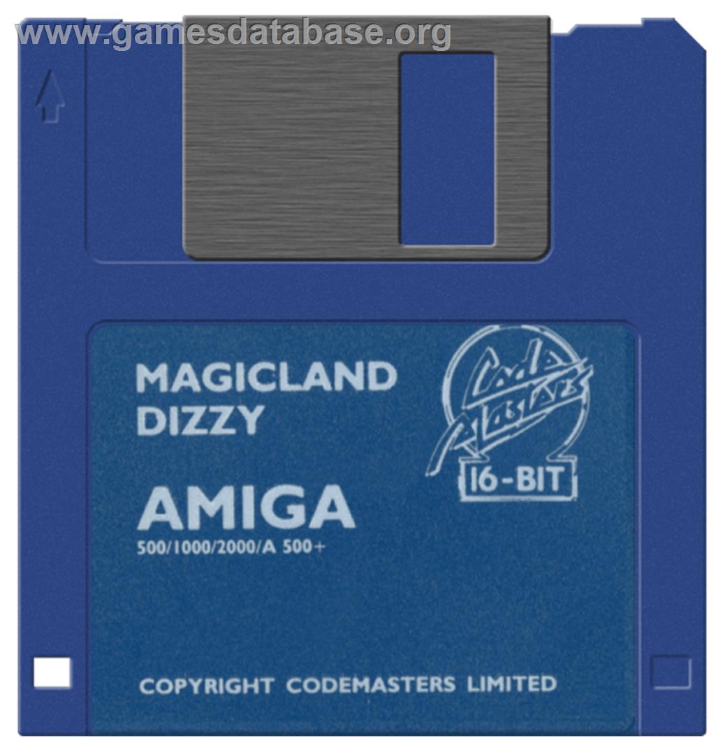 Magicland Dizzy - Commodore Amiga - Artwork - Disc