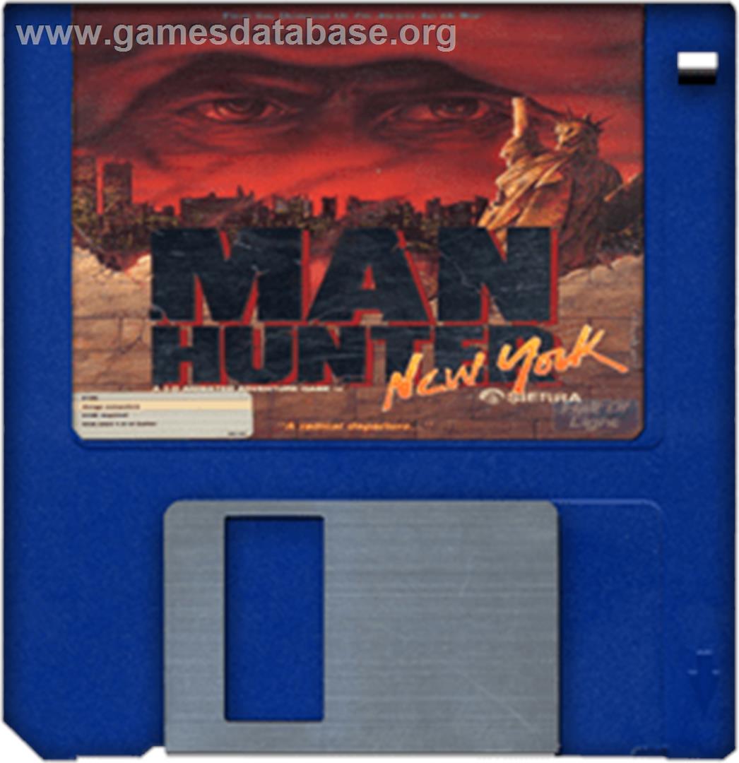 Manhunter: New York - Commodore Amiga - Artwork - Disc