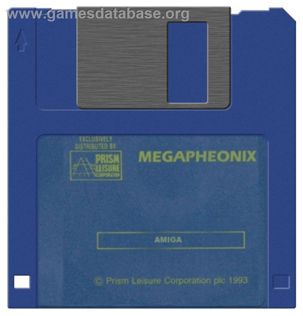 Mega Phoenix - Commodore Amiga - Artwork - Disc