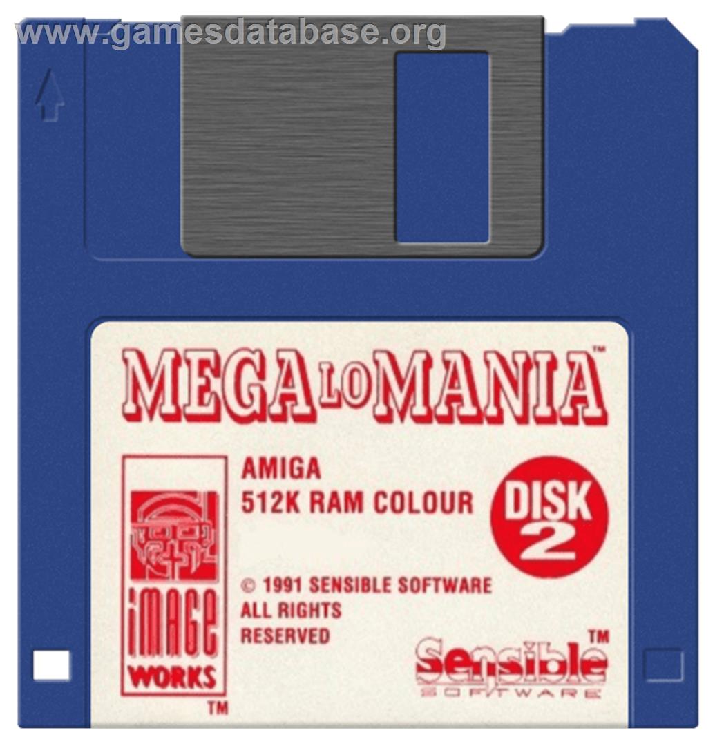 Mega lo Mania - Commodore Amiga - Artwork - Disc