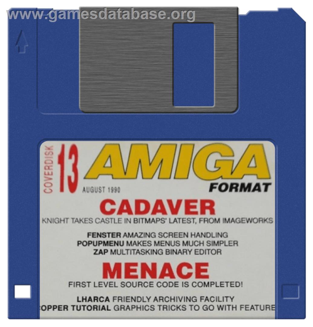 Menace - Commodore Amiga - Artwork - Disc