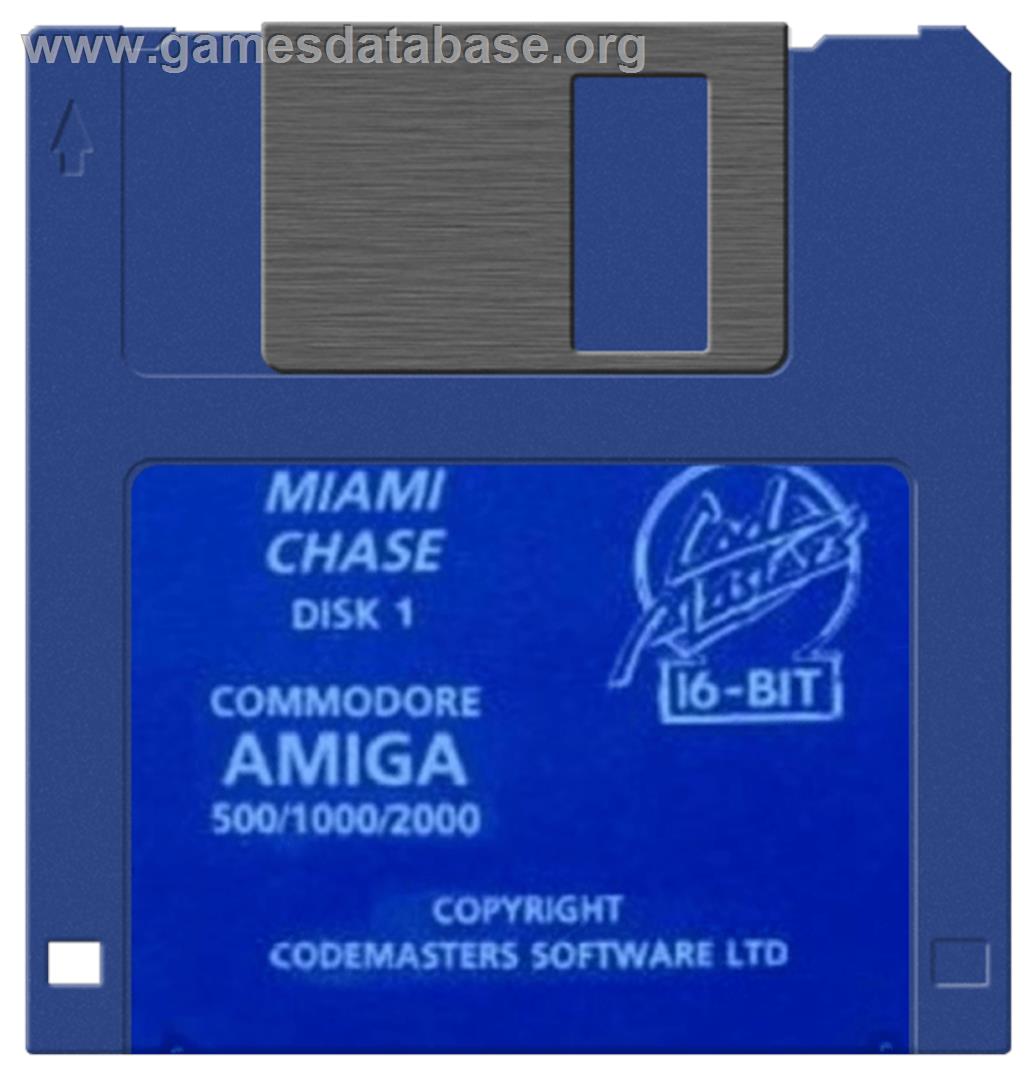 Miami Chase - Commodore Amiga - Artwork - Disc