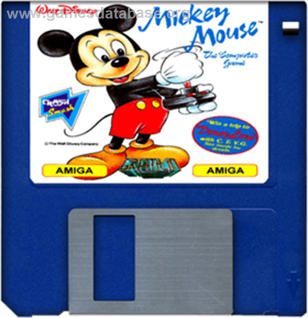 Mickey Mouse: The Computer Game - Commodore Amiga - Artwork - Disc