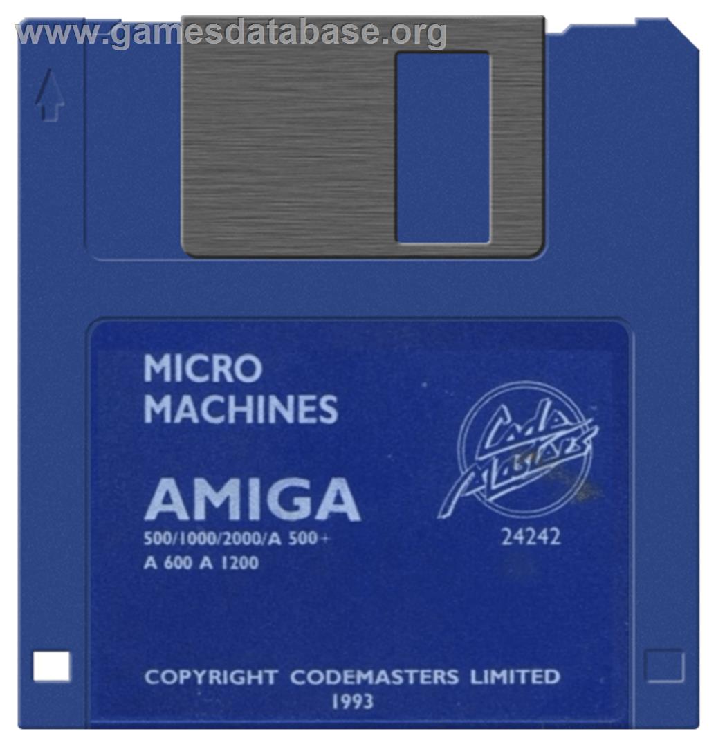 Micro Machines - Commodore Amiga - Artwork - Disc