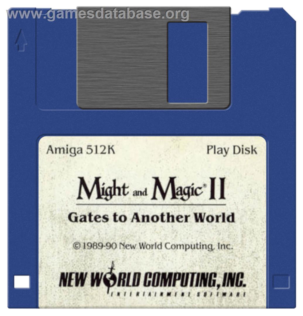 Might and Magic 2: Gates to Another World - Commodore Amiga - Artwork - Disc