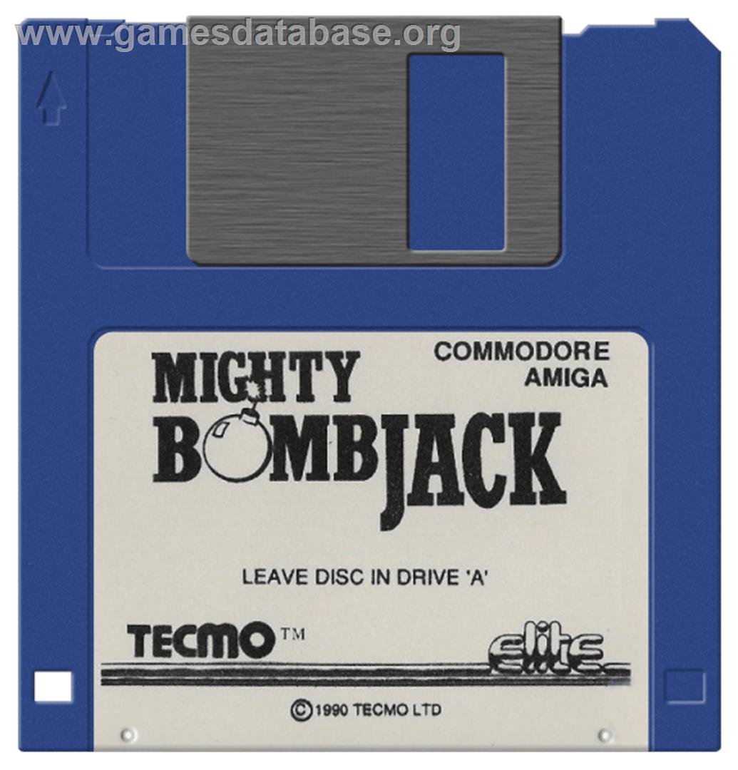 Mighty Bombjack - Commodore Amiga - Artwork - Disc