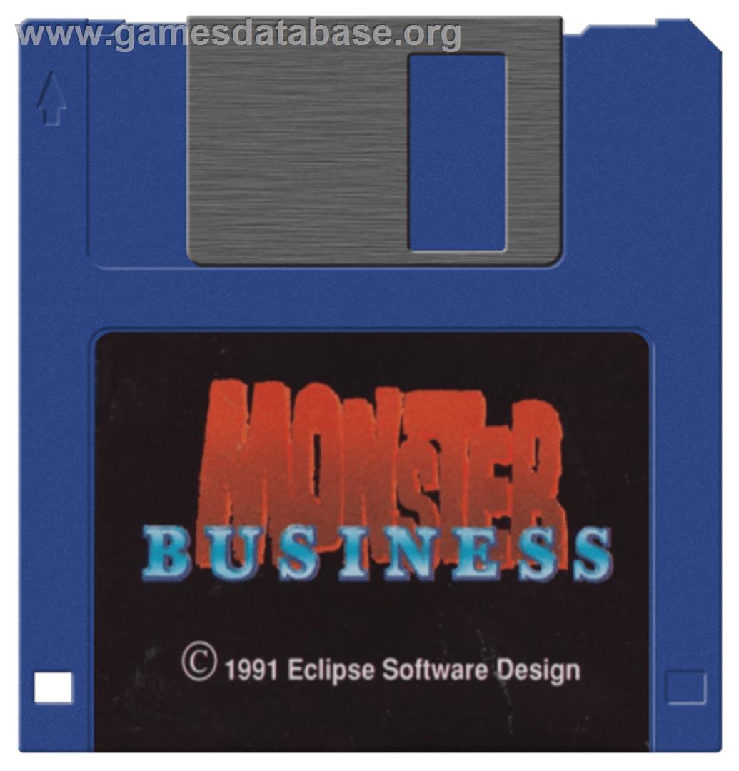 Monster Business - Commodore Amiga - Artwork - Disc